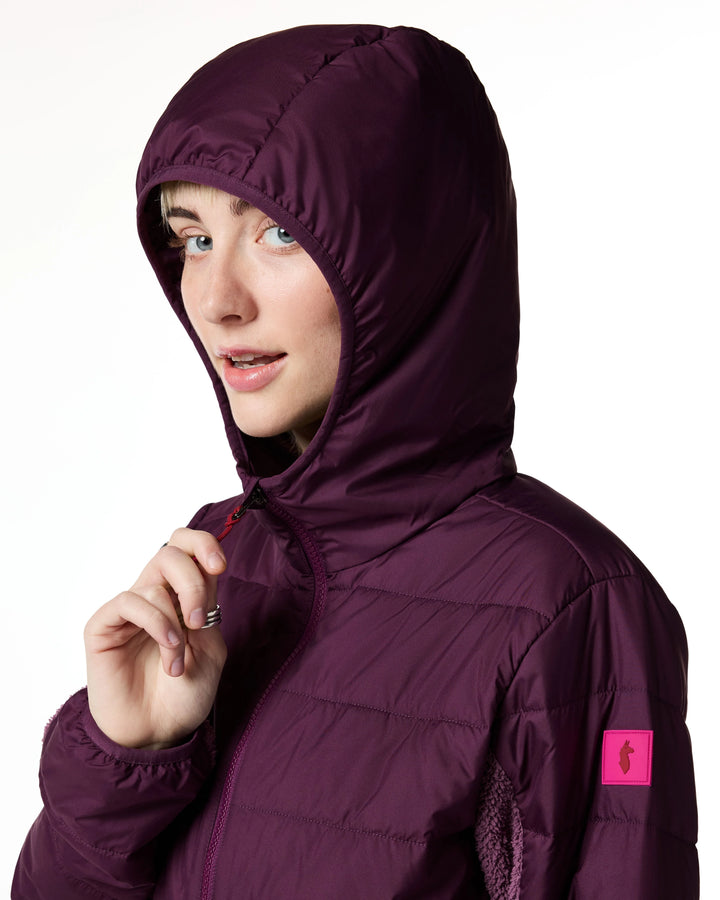 Trico 2.0 Hybrid Jacket - Women's - Acai and Mystic thumbnail 3