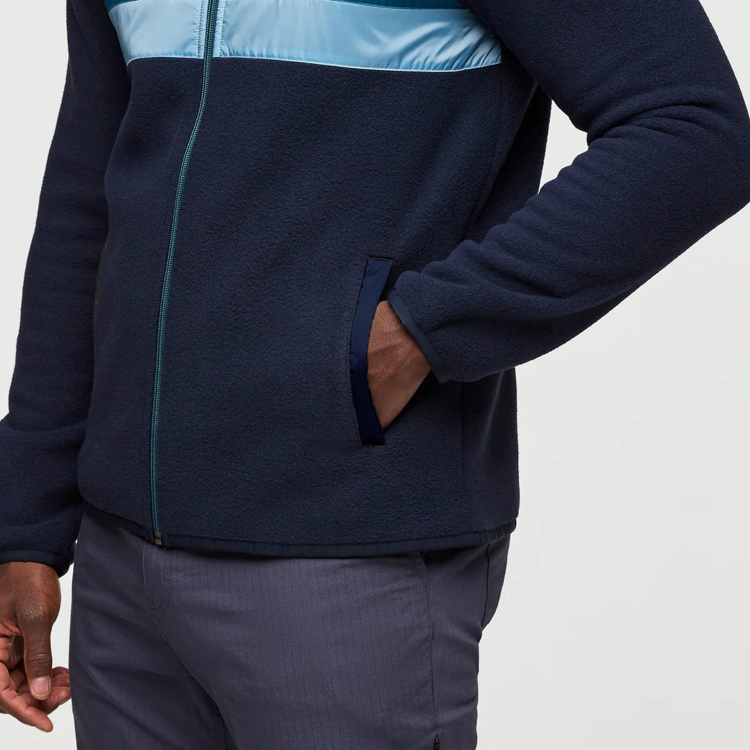 Teca Fleece Hooded Full-Zip Jacket Mariana Trencha 4