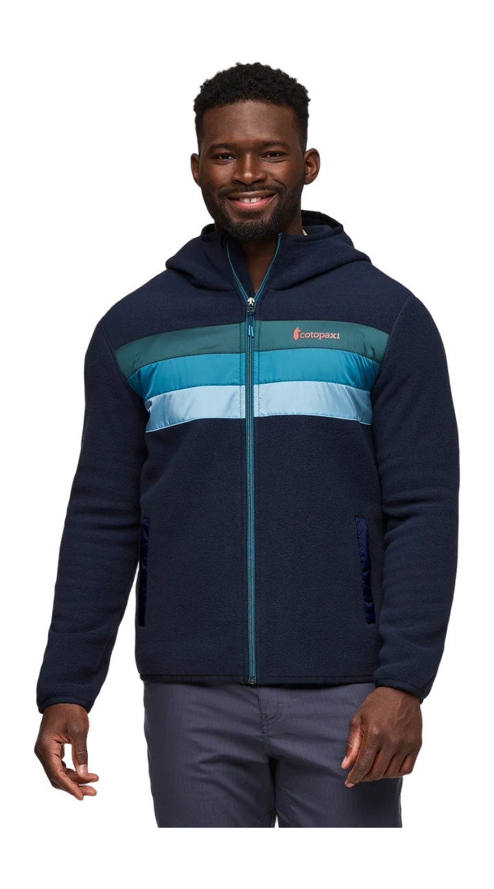 Teca Fleece Hooded Full-Zip Jacket Mariana Trencha thumbnail
