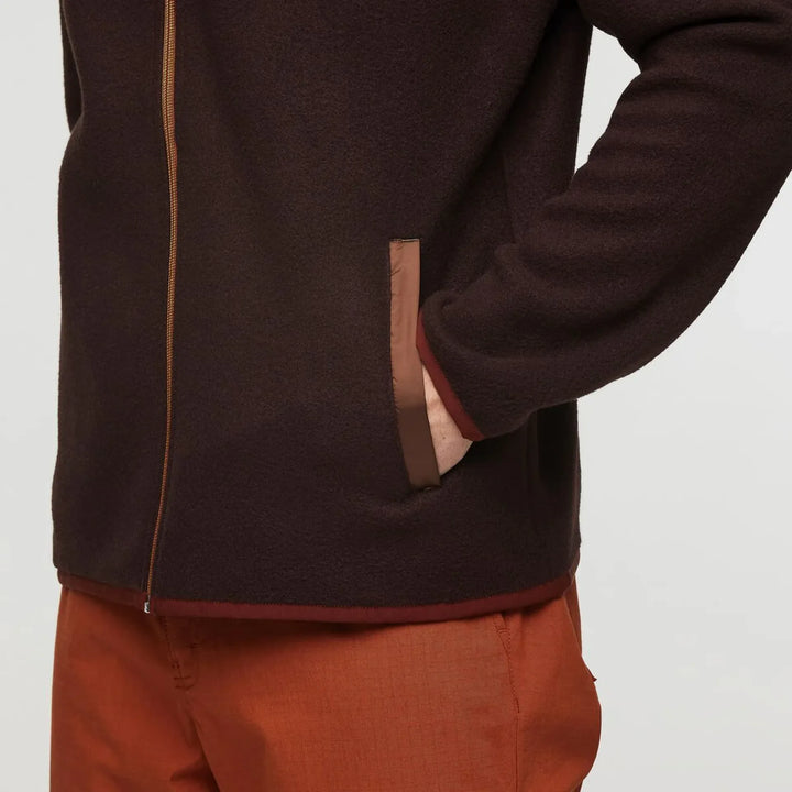 Teca Fleece Hooded Full-Zip Jacket Sepia Sunset thumbnail 9