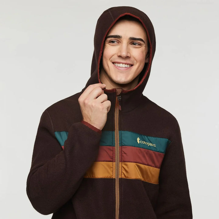 Teca Fleece Hooded Full-Zip Jacket Sepia Sunset thumbnail 1