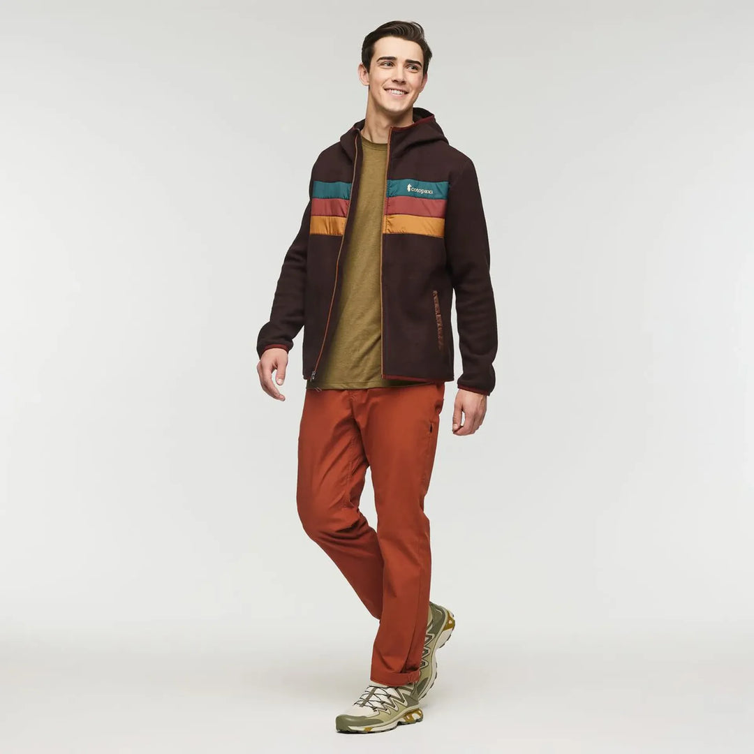 Teca Fleece Hooded Full-Zip Jacket Sepia Sunset 2