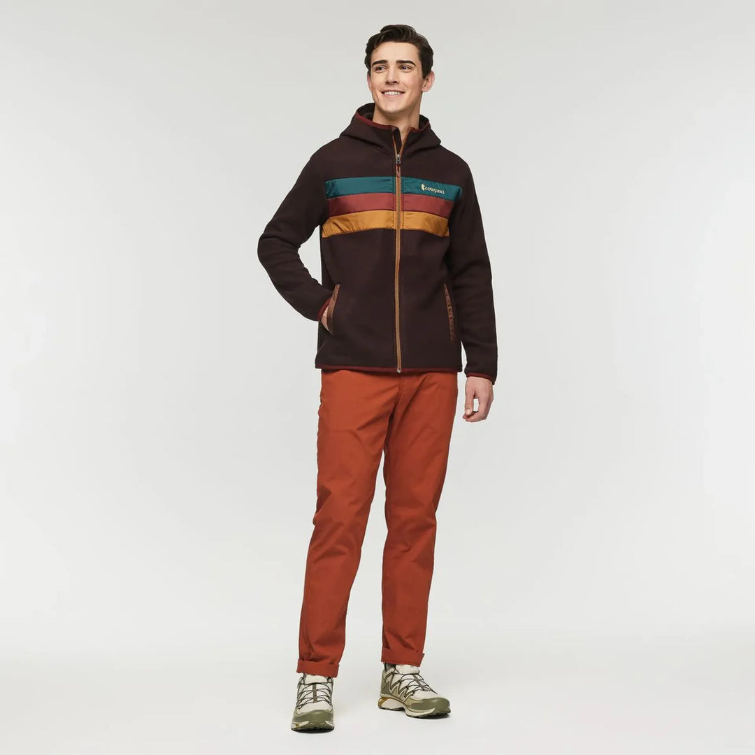 Teca Fleece Hooded Full-Zip Jacket Sepia Sunset 8