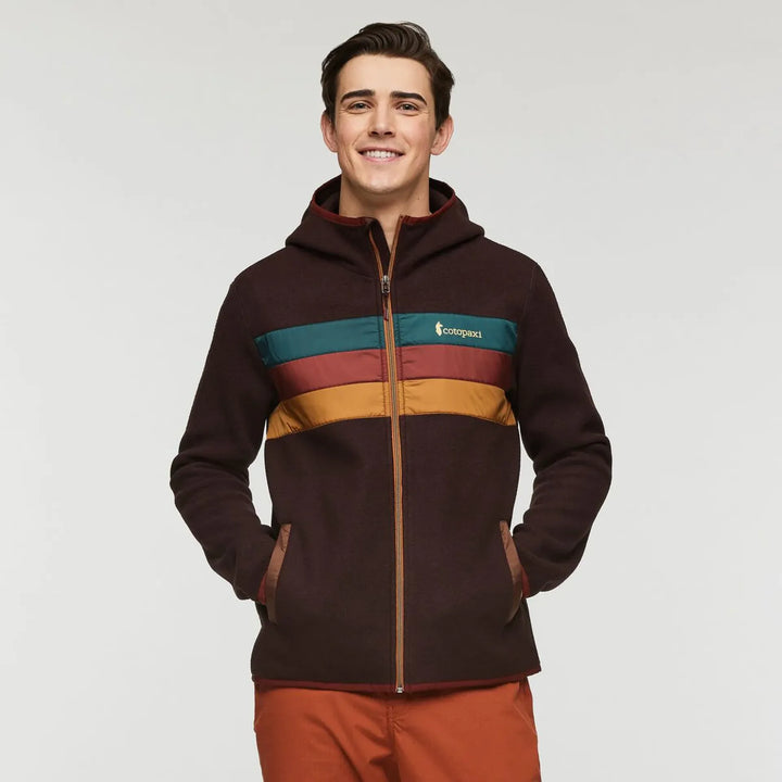Teca Fleece Hooded Full-Zip Jacket Sepia Sunset thumbnail