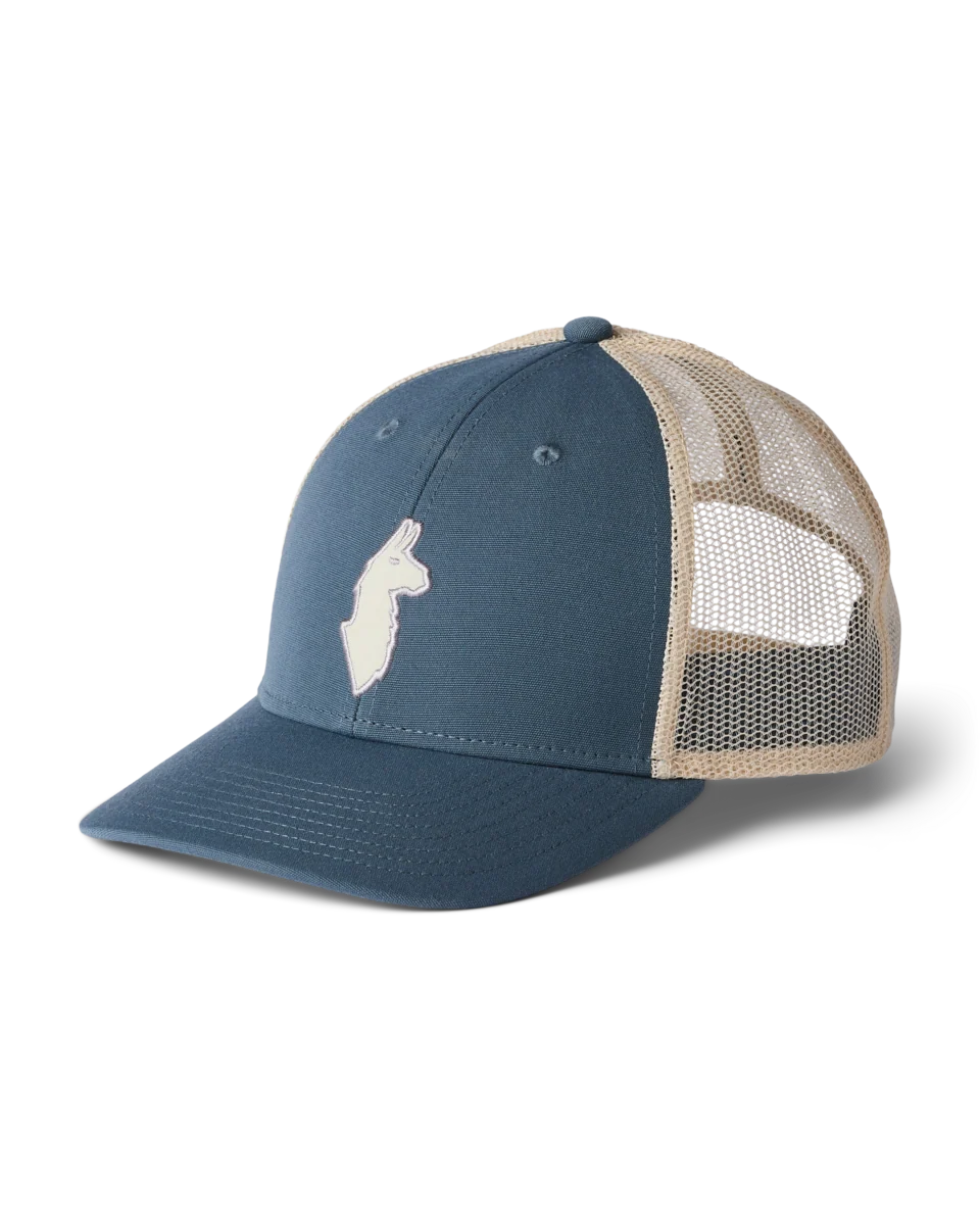 Llama Trucker Hat - Slate