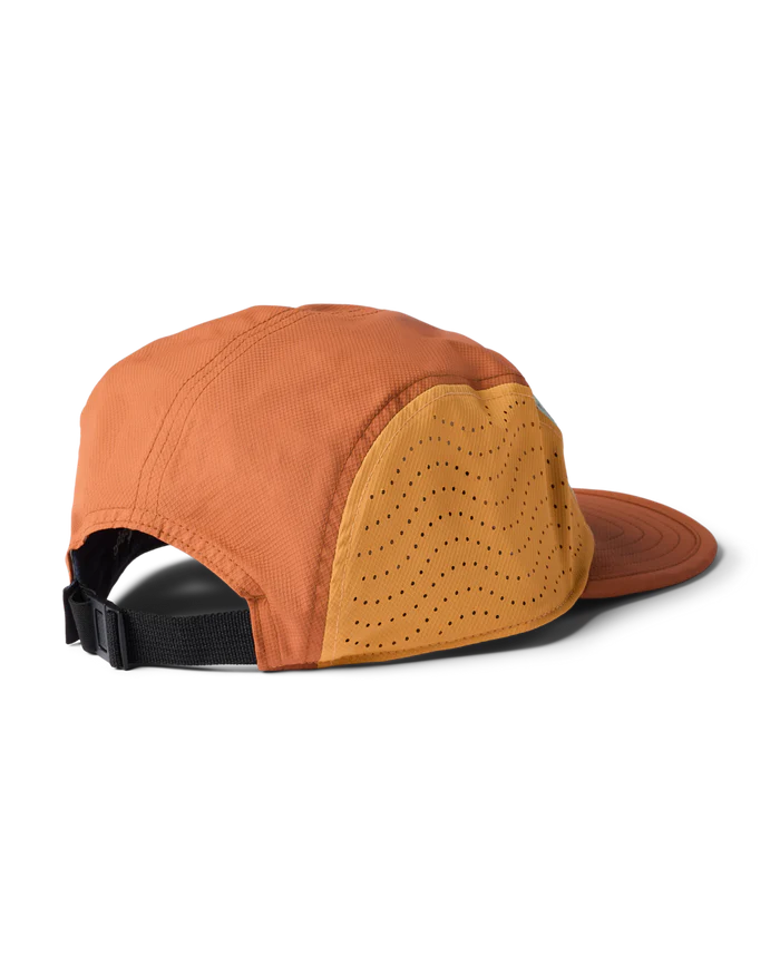 Tech Plus 5-Panel Hat - Tide Pool and Whiskey thumbnail 1