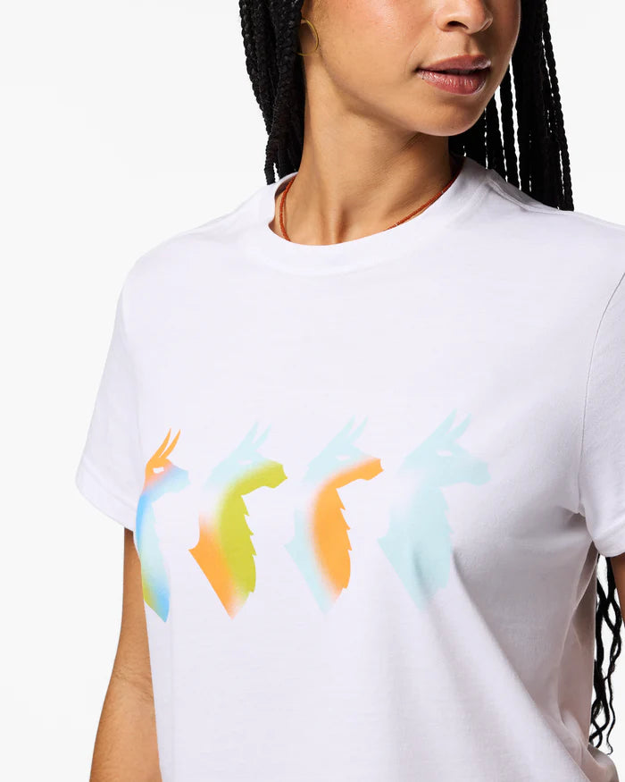Cuatro Bitmap T-Shirt - Women's - White thumbnail 4