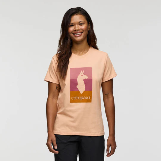 Llama Block T- Apricot thumbnail