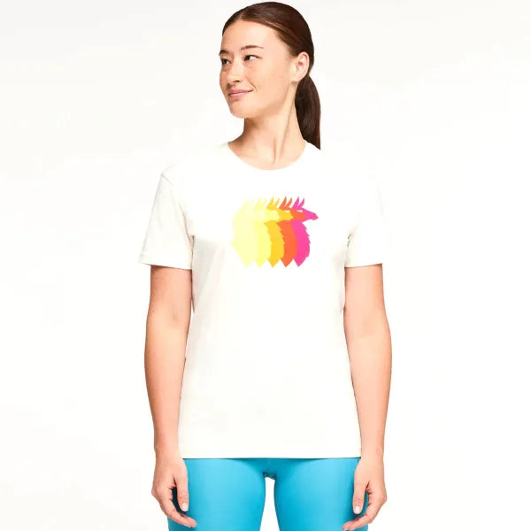 Llama Sequence Organic T-Shirt Bone thumbnail 1