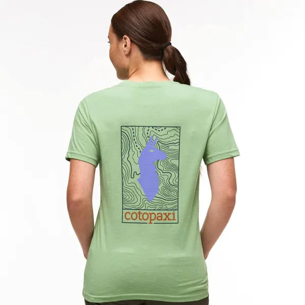 Llama Map Organic T-Shirt Aspen 1