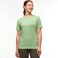 Llama Map Organic T-Shirt Aspen