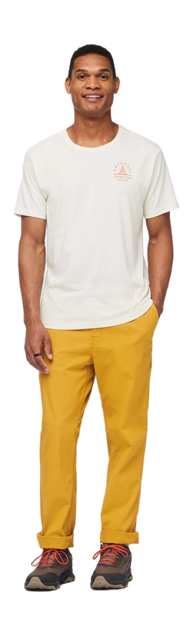 Llama Map Organic T-Shirt Bone thumbnail 4