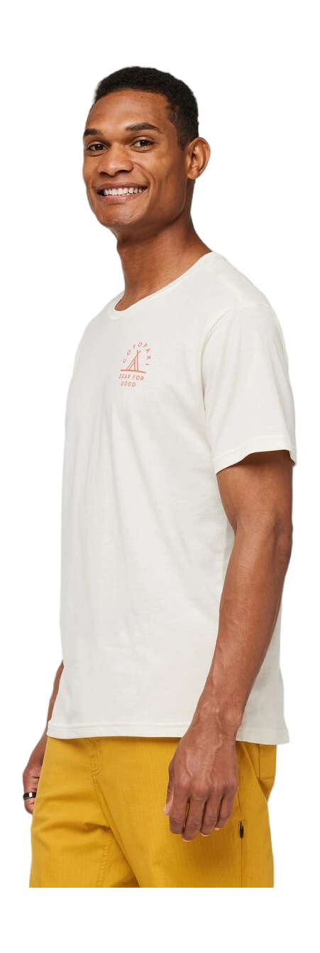 Llama Map Organic T-Shirt Bone 5