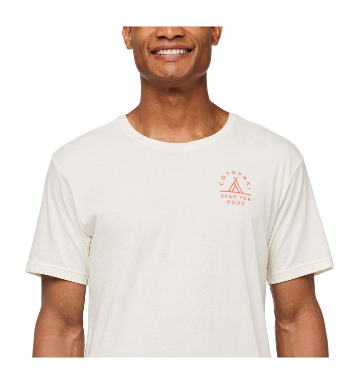 Llama Map Organic T-Shirt Bone thumbnail 6