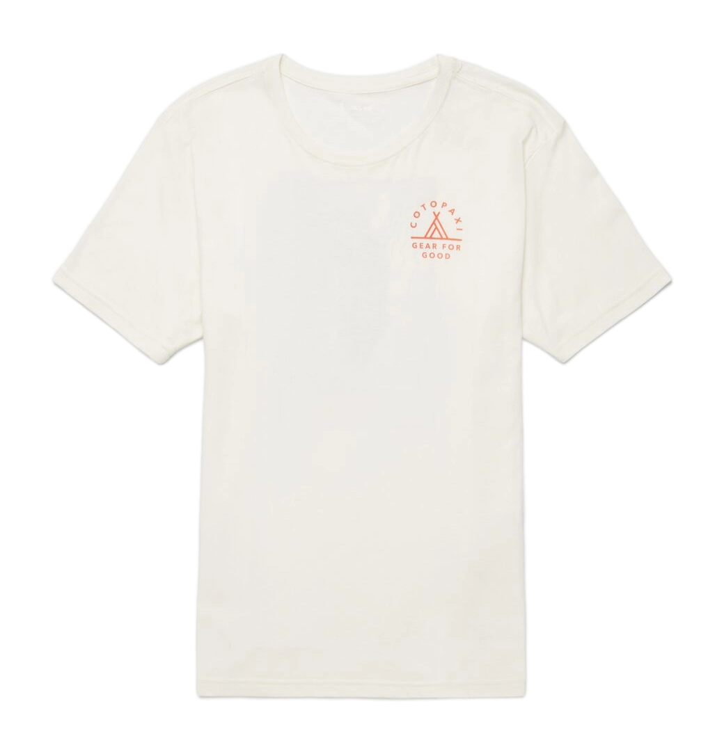 Llama Map Organic T-Shirt Bone 2