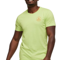 Llama Map Organic T-Shirt Lime