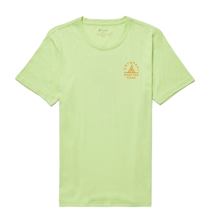 Llama Map Organic T-Shirt Lime thumbnail 3