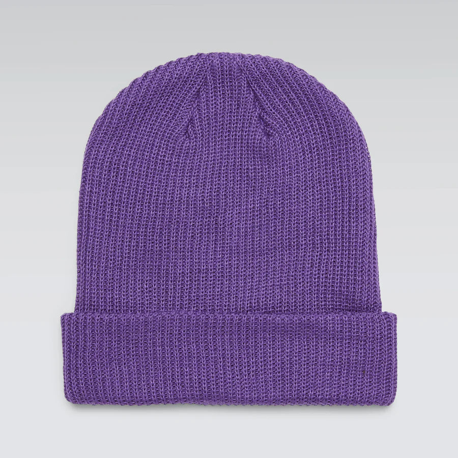 Wharf Beanie - Black Violet 1
