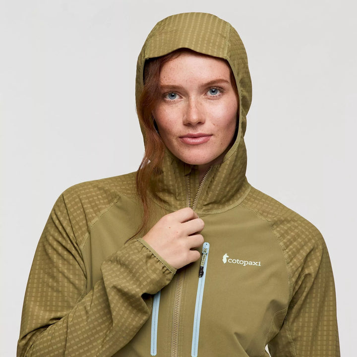 Yermo Hooded Softshell Jacket - Moss thumbnail 1