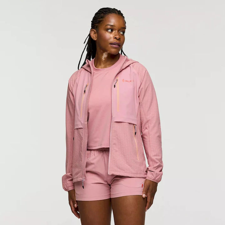 Yermo Hooded Softshell Jacket - Rose thumbnail