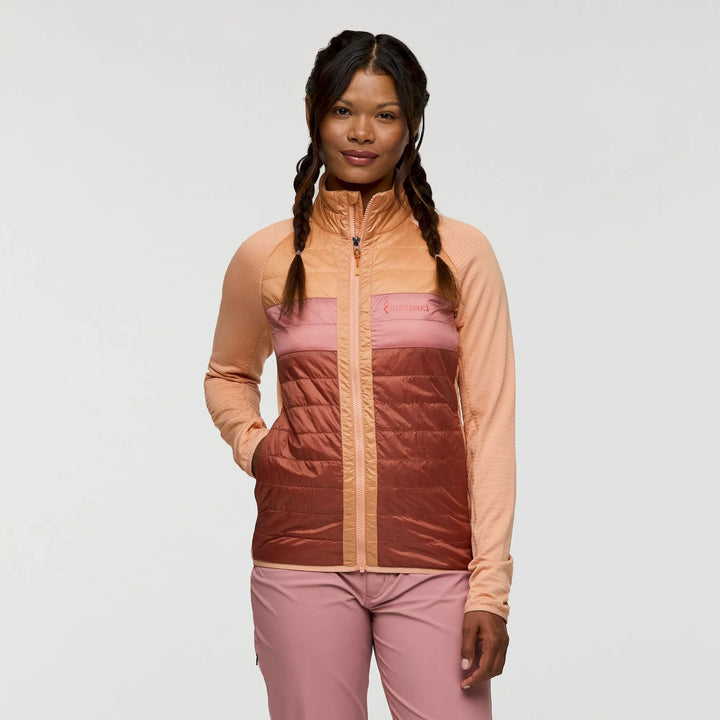 Capa Hybrid Insulated Jacket - Apricot And Faded Brick thumbnail 7