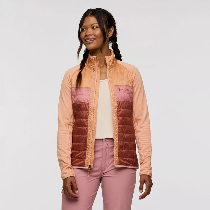 Capa Hybrid Insulated Jacket - Apricot And Faded Brick thumbnail