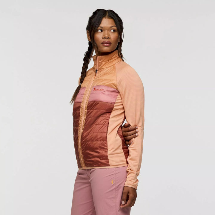 Capa Hybrid Insulated Jacket - Apricot And Faded Brick thumbnail 1