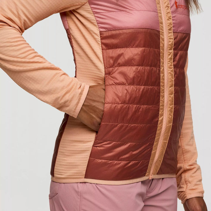 Capa Hybrid Insulated Jacket - Apricot And Faded Brick thumbnail 4