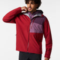 Impermeo 3L Hooded Shell Jacket - Men's - Crimson