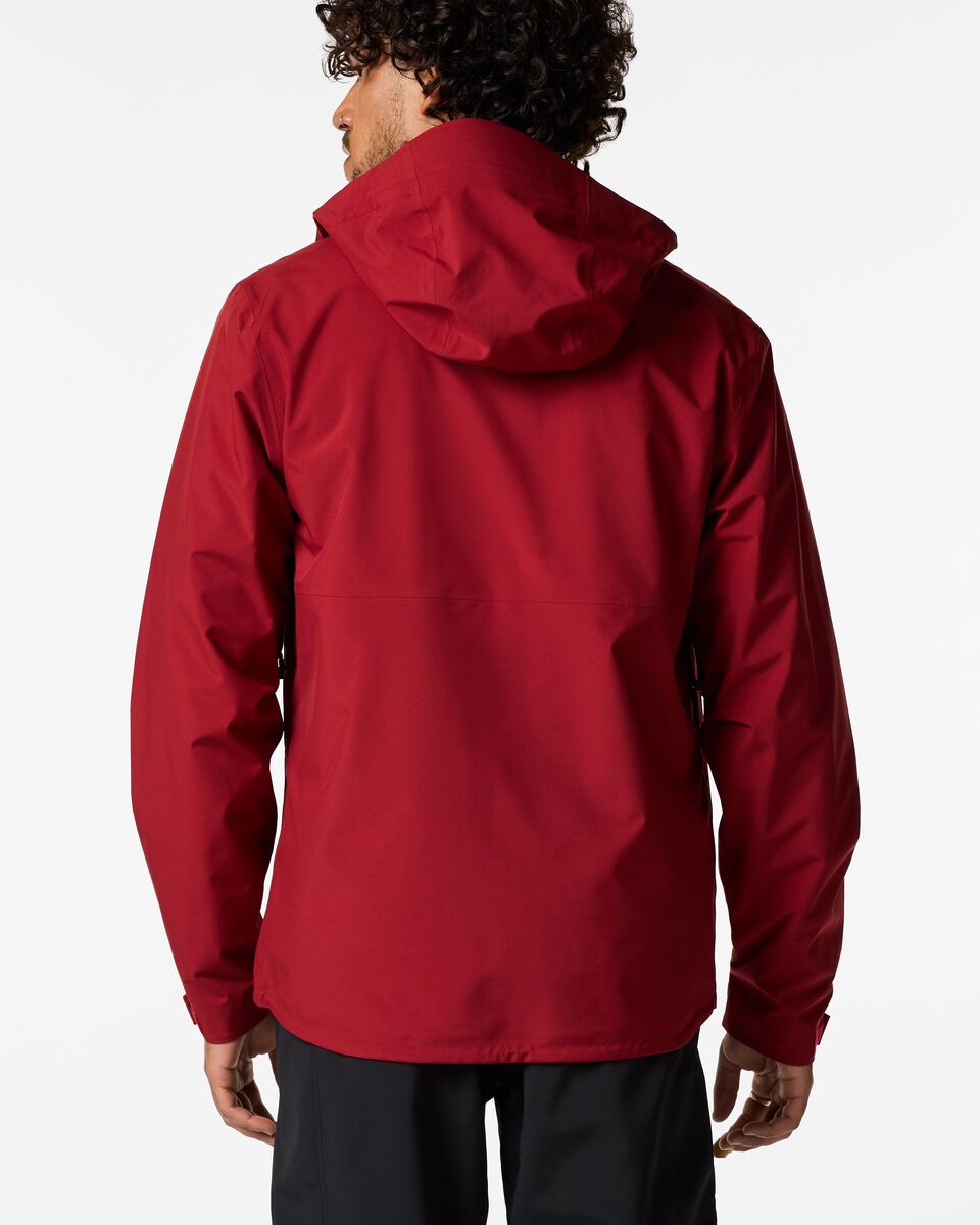 Impermeo 3L Hooded Shell Jacket - Men's - Crimson 1