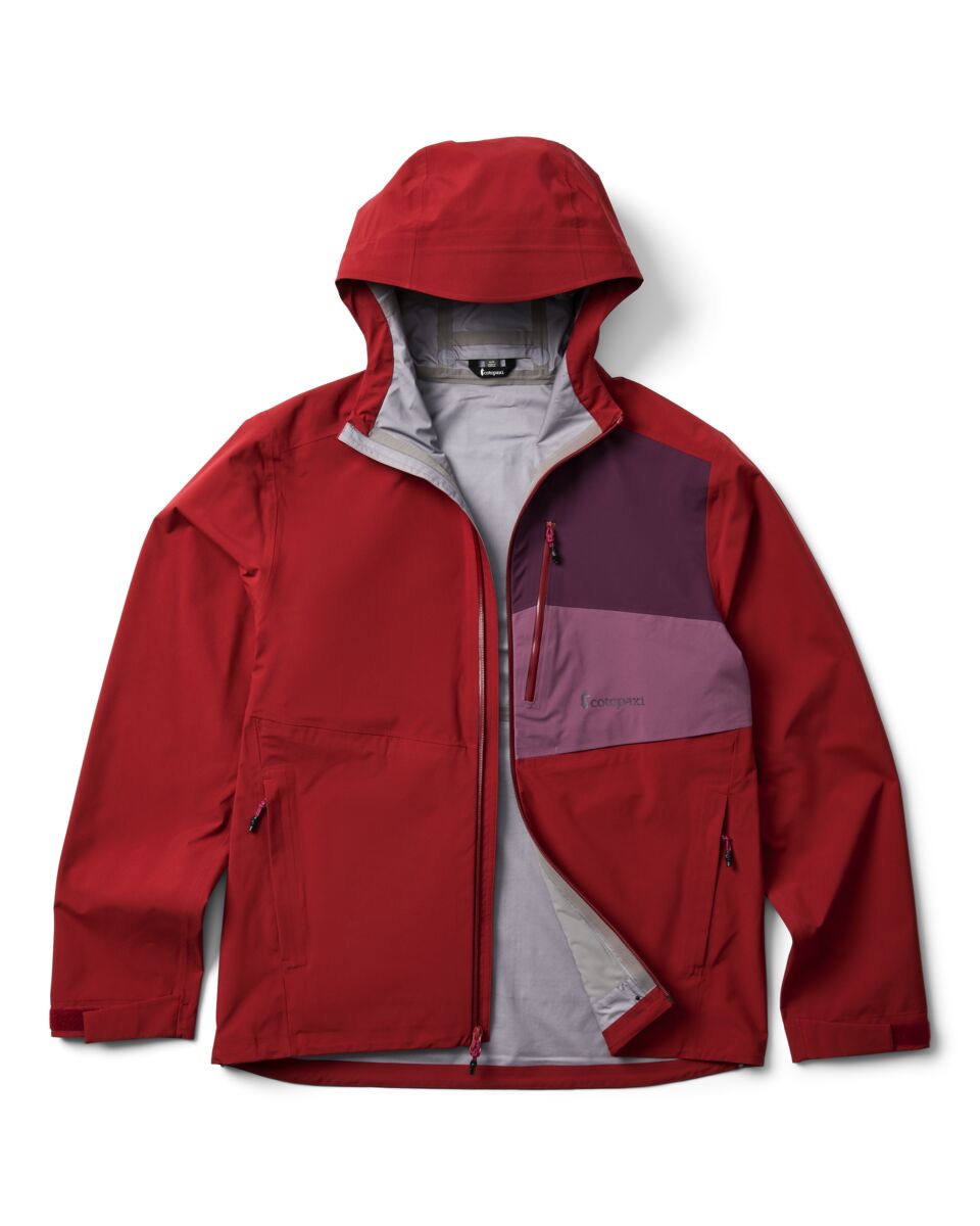 Impermeo 3L Hooded Shell Jacket - Men's - Crimson 9