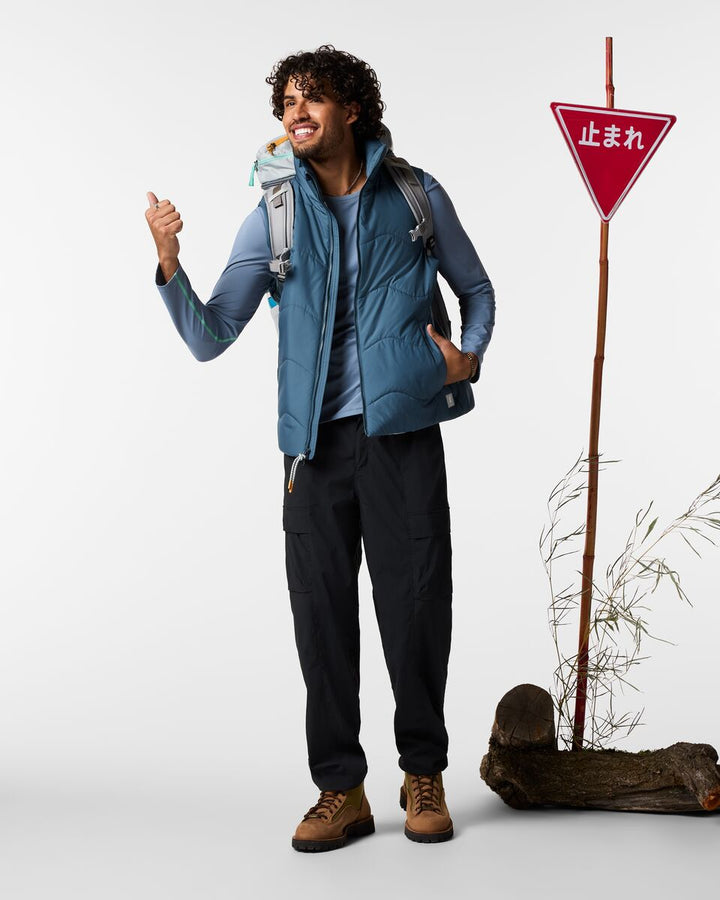 Lumbre Insulated Vest - Men's - Slate thumbnail 1