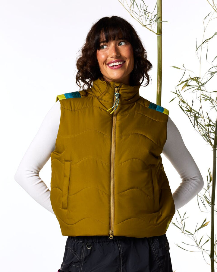 Lumbre Insulated Vest - Women's - Log Cabin thumbnail